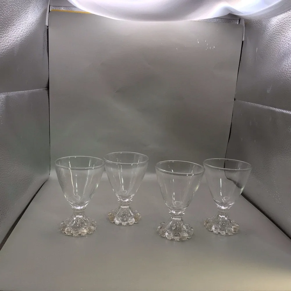 VTG Anchor Hocking‎ Boogie Cordial Glasses Set Of 4